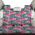 Hawaii Tropical Flowers Palm Leaves Hibiscus Strips Back Seat Cover - Polynesian Pride