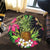 Hawaii Tropical Flowers Pineapple Round Carpet - AH - Polynesian Pride