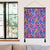 Hawaii Tropical Flowers Pink Hanging Poster - AH- Hanging Poster 50 x 75 cm Cotton And Linen - Polynesian Pride