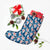 Hawaii Tropical Hibiscus Blue Christmas Stocking - Polynesian Pride