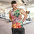 Hawaii Tropical Hibiscus Turtle Beige Tank Top - AH - Polynesian Pride