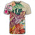 Hawaii Tropical Hibiscus Turtle Beige T Shirt - Polynesian Pride