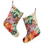 Hawaii Tropical Hibiscus Turtle Beige Christmas Stocking - AH - Polynesian Pride