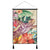 Hawaii Tropical Hibiscus Turtle Beige Hanging Poster - AH Hanging Poster Cotton And Linen - Polynesian Pride