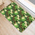 Hawaii Tropical Leaves And Plumeria Hawaii Door Mat - Polynesian Pride