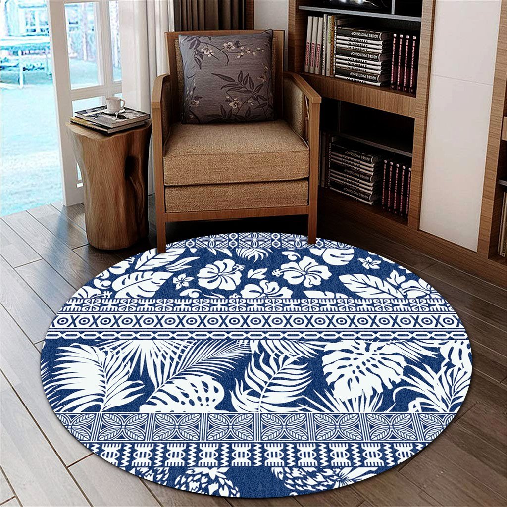 Hawaii Tropical Pattern Round Carpet - AH - Polynesian Pride