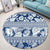 Hawaii Tropical Pattern Round Carpet - AH - Polynesian Pride