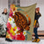 Hawaii Tropical Turtle Hibiscus And Plumeria Premium Blankets - AH - Polynesian Pride