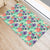 Hawaii Tropical flower, blossom cluster seamless pattern Tropical Flowers Palm Leaves Plant And Leaf Hawaii Door Mat - Polynesian Pride