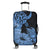 Hawaii Turtle Luggage Covers Polynesian Hibiscus Art Blue - AH Black - Polynesian Pride