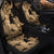 Hawaii Turtle Car Seat Covers Polynesian Hibiscus Art Gold - AH - Polynesian Pride