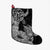 Hawaii Turtle Christmas Stocking Polynesian Hibiscus Art Gray - AH Christmas Stocking 26 X 42 cm Black - Polynesian Pride