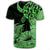 Hawaii Turtle T Shirt Polynesian Hibiscus Art Green - Polynesian Pride