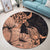 Hawaii Turtle Round Carpet Polynesian Hibiscus Art Organe - AH - Polynesian Pride