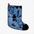 Hawaii Turtle Christmas Stocking Polynesian Hibiscus Art Ver 2.0 Blue - AH Christmas Stocking 26 X 42 cm Black - Polynesian Pride