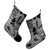 Hawaii Turtle Christmas Stocking Polynesian Hibiscus Art Ver 2.0 Gray - AH - Polynesian Pride