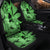 Hawaii Turtle Car Seat Covers Polynesian Hibiscus Art Ver 2.0 Green - AH - Polynesian Pride