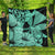 Hawaii Turtle Premium Quilts Polynesian Hibiscus Art Ver 2.0 Turquoise - AH Black - Polynesian Pride