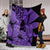 Hawaii Turtle Premium Blankets Polynesian Hibiscus Art Ver 2.0 Violet - AH - Polynesian Pride