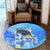 Hawaii Turtle Cool Round Carpet - AH - Polynesian Pride