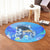 Hawaii Turtle Cool Round Carpet - AH - Polynesian Pride