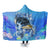 Hawaii Turtle Cool Hooded Blanket - AH Hooded Blanket White - Polynesian Pride