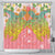 Hawaii Turtle Couple Plumeria Valentine Pattern Shower Curtain - Bond Style 177 x 172 (cm) Pink - Polynesian Pride