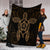 Hawaii Turtle Fixed Gold Premium Blankets AH - Polynesian Pride