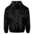 Hawaii Turtle Fixed Gray Zip Hoodie - Polynesian Pride