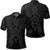 Hawaii Turtle Fixed Gray Polo Shirt Unisex Black - Polynesian Pride