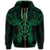 Hawaii Turtle Fixed Green Zip Hoodie - Polynesian Pride