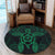 Hawaii Turtle Fixed Green Round Carpet AH - Polynesian Pride