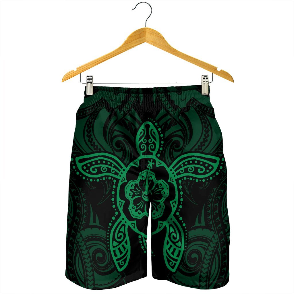 Hawaii Turtle Fixed Green Men's Shorts AH - Polynesian Pride