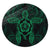 Hawaii Turtle Fixed Green Round Carpet AH Round Carpet Luxurious Plush - Polynesian Pride