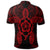 Hawaii Turtle Fixed Red Polo Shirt - Polynesian Pride