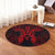 Hawaii Turtle Fixed Red Round Carpet AH - Polynesian Pride