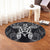 Hawaii Turtle Fixed White Round Carpet AH - Polynesian Pride