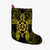 Hawaii Turtle Fixed Yellow Christmas Stocking AH Christmas Stocking 26 X 42 cm Black - Polynesian Pride