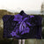 Hawaii Turtle Flower Polynesian Hooded Blanket - Purple - AH - Polynesian Pride