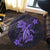 Hawaii Turtle Flower Polynesian Round Carpet - Purple - AH - Polynesian Pride