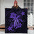 Hawaii Turtle Flower Polynesian Premium Quilts - Purple - AH - Polynesian Pride