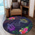 Hawaii Turtle Hibiscus Round Carpet - Day Style - AH - Polynesian Pride