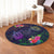 Hawaii Turtle Hibiscus Round Carpet - Day Style - AH - Polynesian Pride