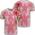 Hawaii Turtle Hibiscus T Shirt Pink Style Unisex Black - Polynesian Pride