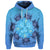 Custom Hawaii Turtle Hibiscus Blue Hoodie - Polynesian Pride