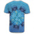 Hawaii Turtle Hibiscus Blue T Shirt - Polynesian Pride