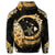 Hawaii Turtle Hibiscus Map Polynesian Zip Hoodie - Polynesian Pride