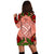 Hawaii Turtle Hibiscus Pink Hoodie Dress - Fide Style - AH - Polynesian Pride