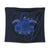 Hawaii Turtle Hibiscus Polynesian Tapestry - Full Style - Blue - AH Wall Tapestry Black - Polynesian Pride