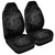 Hawaii Turtle Hibiscus Polynesian Car Seat Covers - Full Style - Gray - AH Universal Fit Black - Polynesian Pride